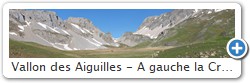 Vallon des Aiguilles - A gauche la Crête du Vallon