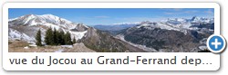 vue du Jocou au Grand-Ferrand depuis un sommet sans nom près du Grisou