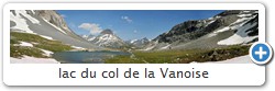 vue sur le lac du Col de la Vanoise