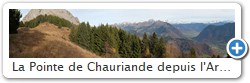La Pointe de Chauriande depuis l'Arpettaz situ� � 1550m