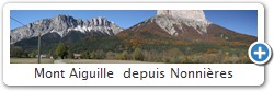 Mont Aiguille  depuis Nonnières