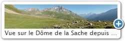 Vue sur le Dme de la Sache depuis le Pas de la Tovire