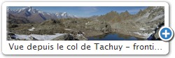 Vue depuis le col de Tachuy - frontires Franco-Italienne