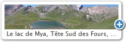 Le lac de Mya, Tte Sud des Fours, Tte Nord des Fours compltement  droite