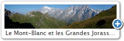 Le Mont-Blanc et les Grandes Jorasses depuis le col Sapin